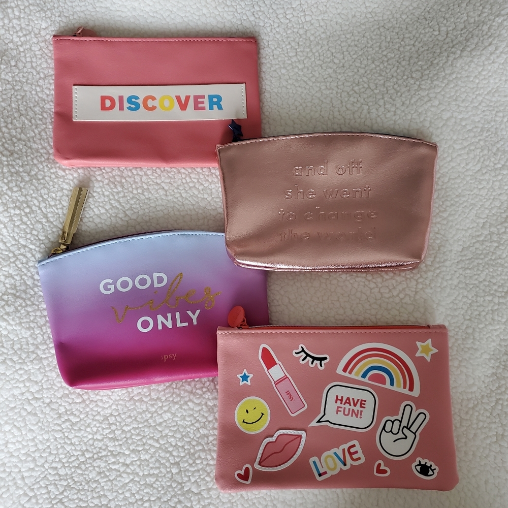 4 NWOT IPSY Bags